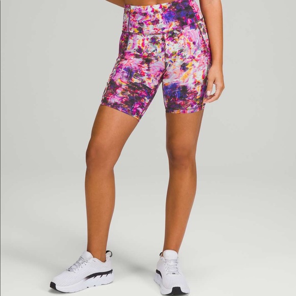 lululemon athletica Pants - Lululemon SeaWheeze 2021 Fast & Free High Rise Shorts 8" Flash Floral Multi 0